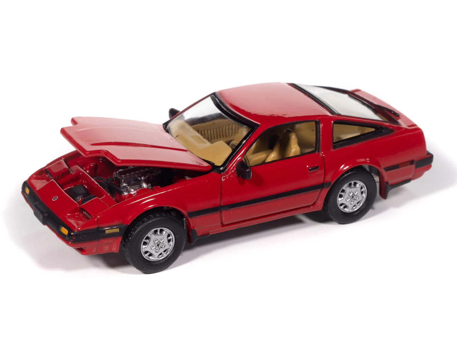 Johnny Lightning 1984 Nissan 300zx (Regatta Red) with Collector Tin 1:64 Diecast - Image 4