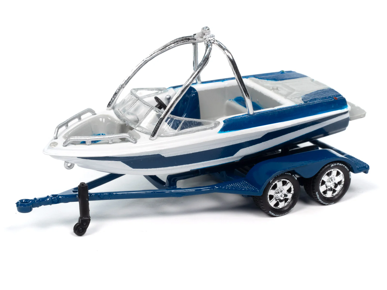 Johnny Lightning 1985 Toyota SR5 Pickup w/Malibu Speed Boat 1:64 Diecast - Image 5