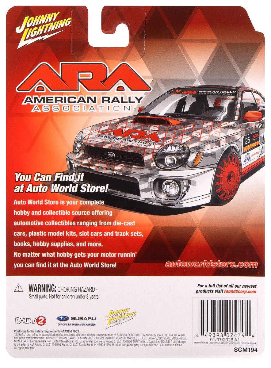 "PRE-ORDER" Johnny Lightning 2002 Subaru Impreza WRX (Auto World Store Exclusive) 1:64 Diecast (LATE MAY 2026) - Image 7