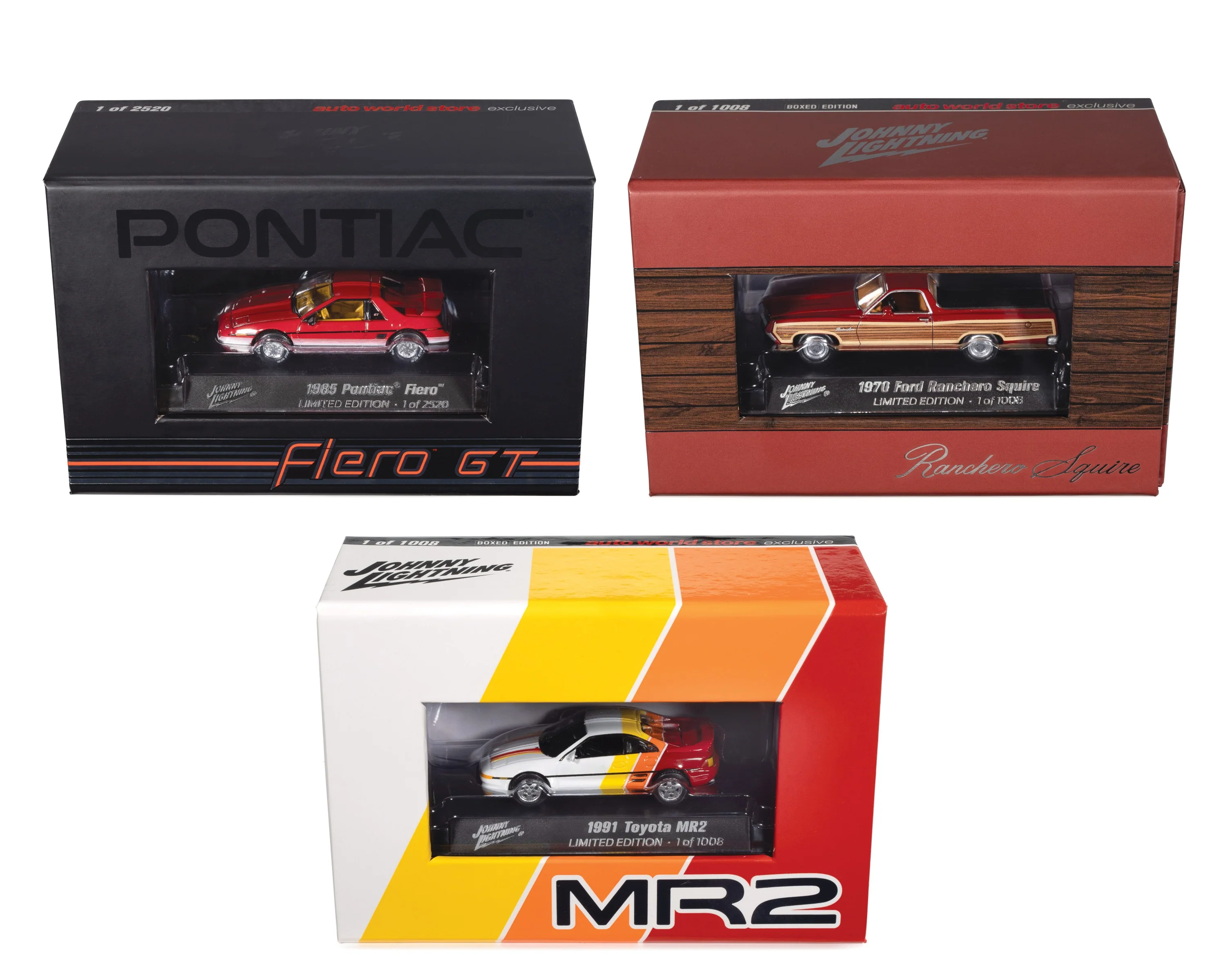 Johnny Lightning Auto World Store Exclusive Bundle (3-Cars) 1:64 Diecast