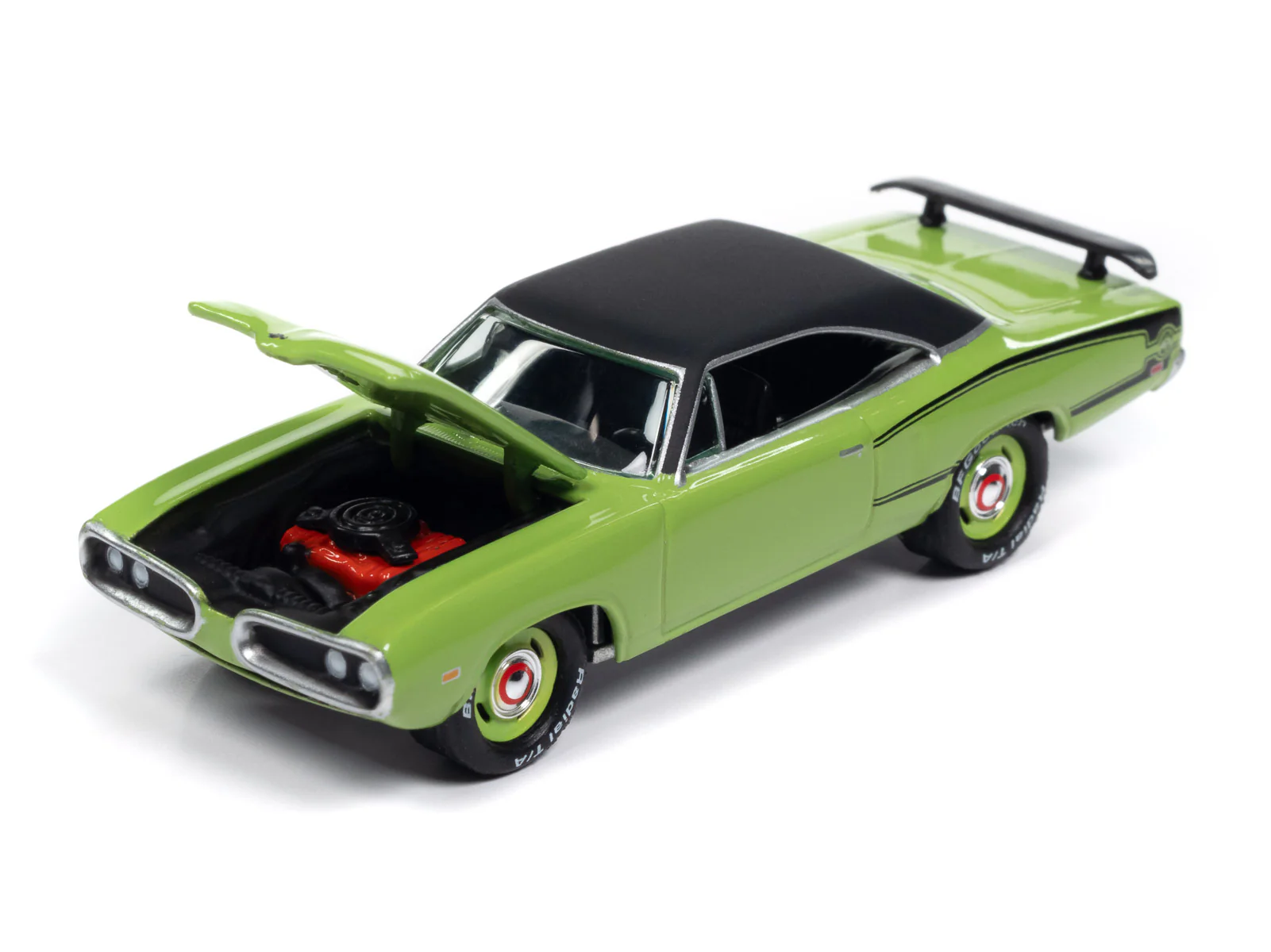 Johnny Lightning Classic Gold 1970 Dodge Super Bee ( Sublime w/Flat Black Roof) 1:64 Scale Diecast - Image 3