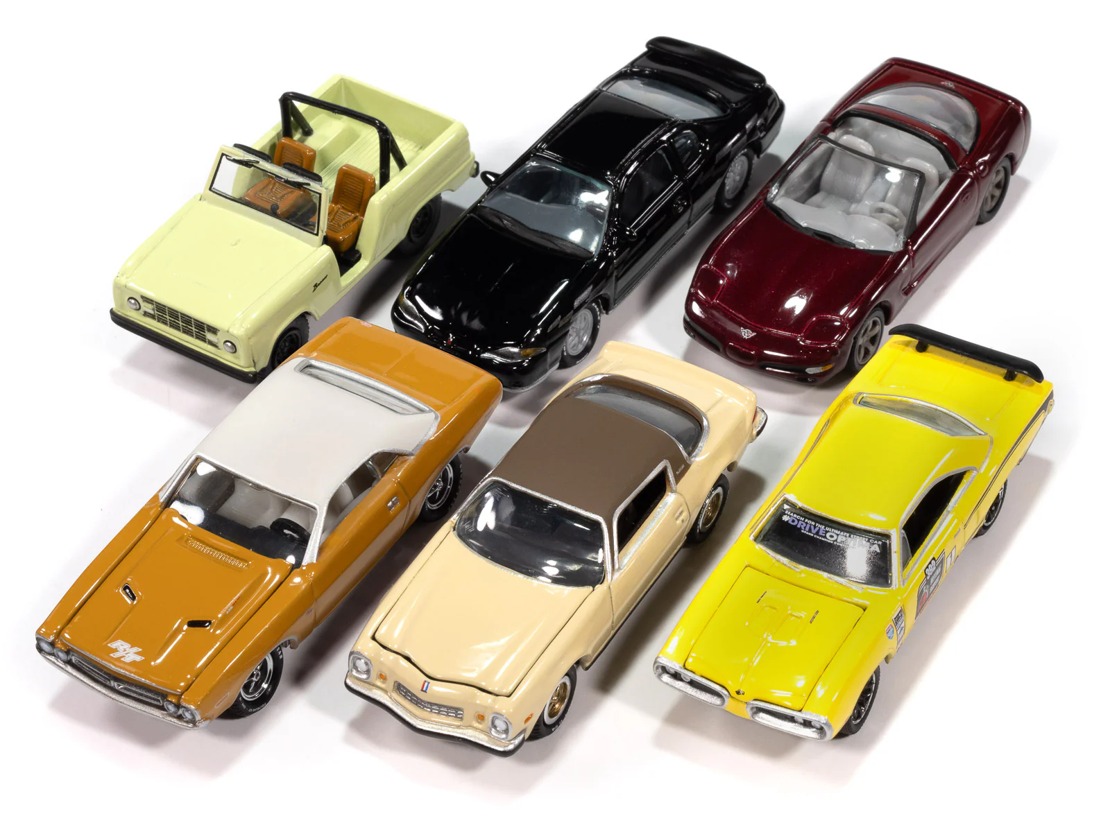Johnny Lightning Classic Gold 2025 Release 1 Set B (6-Car Set) 1:64 Diecast - Image 2