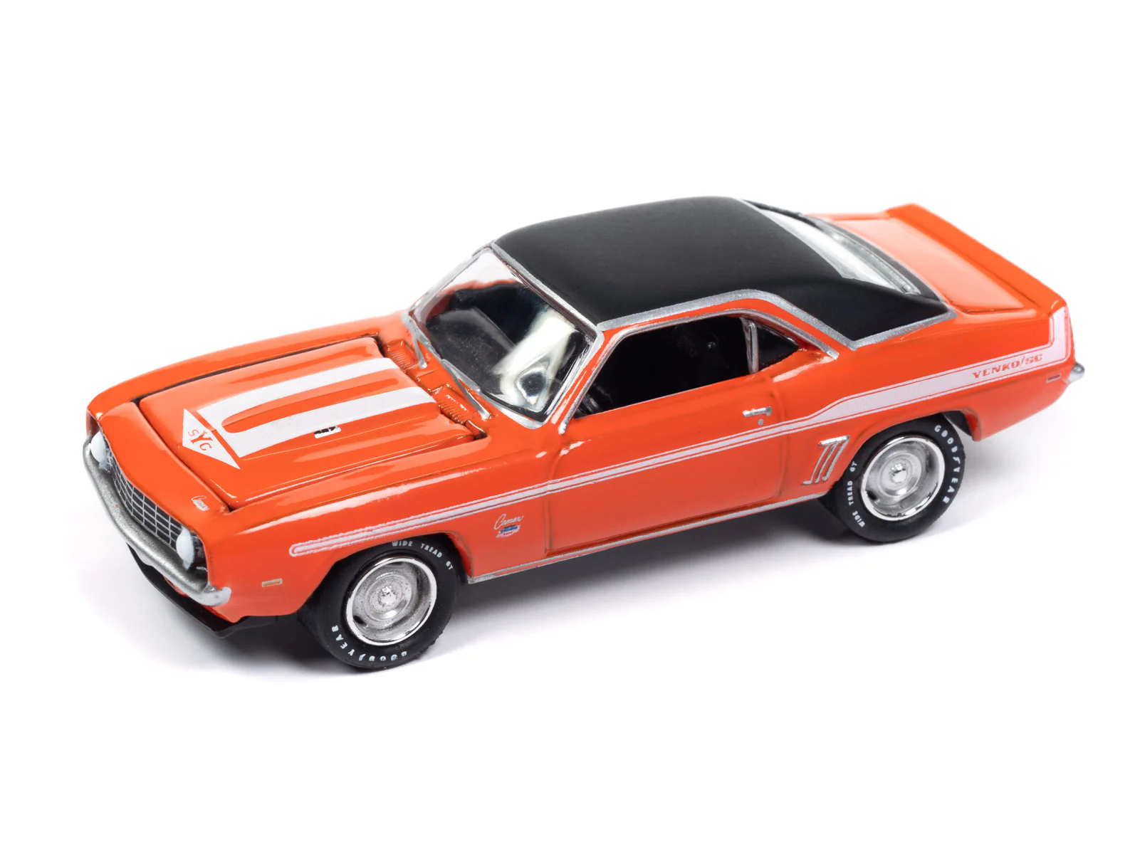 Johnny Lightning Mecum 1969 Chevrolet Yenko Camaro 1:64 Scale Diecast - Image 2