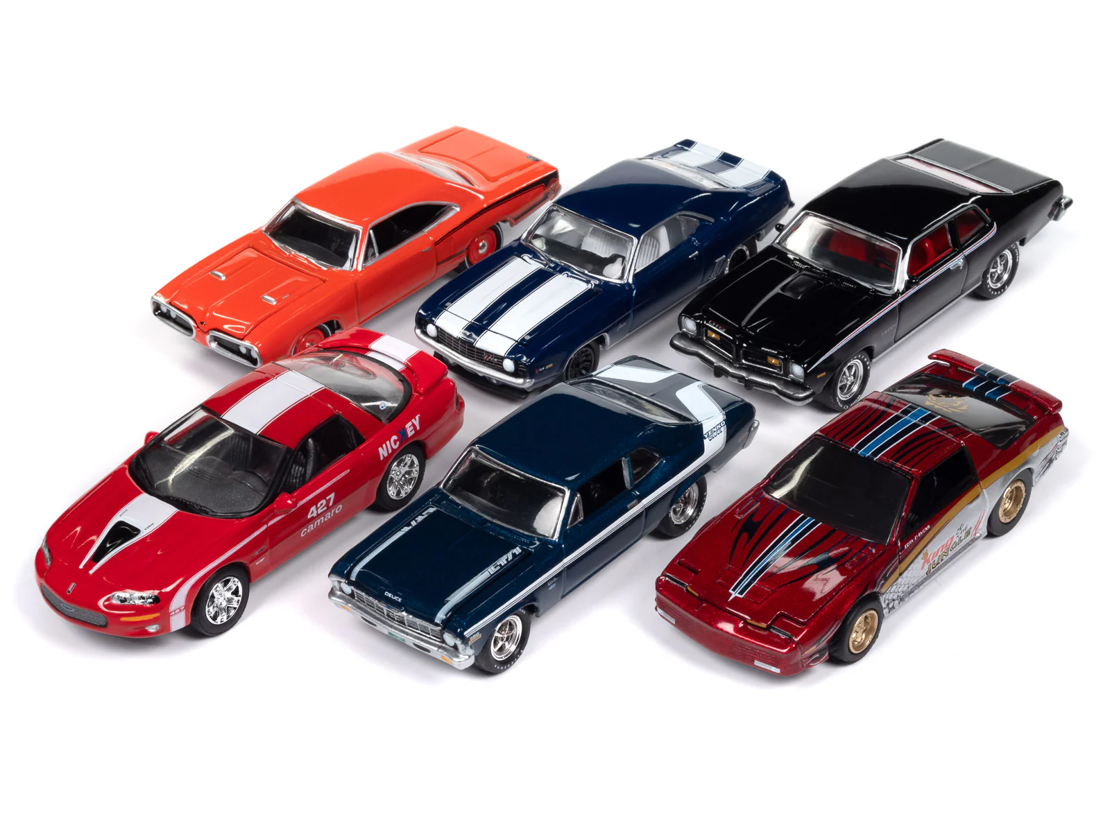 Johnny Lightning Muscle Cars USA 2025 Release 1 Set A (6-Car Sealed Case) 1:64 Diecast - Image 2