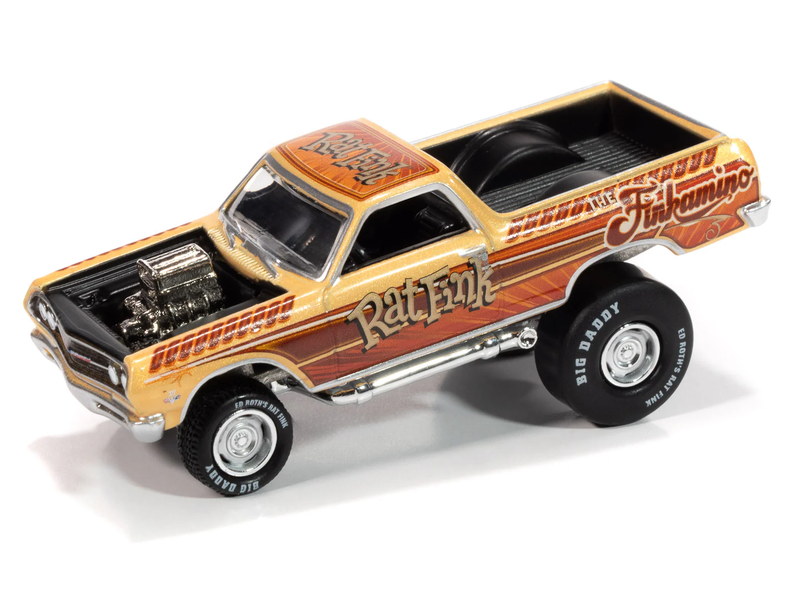 Johnny Lightning Rat Fink 1965 Chevy El Camino Zinger 1:64 Scale Diecast - Image 2