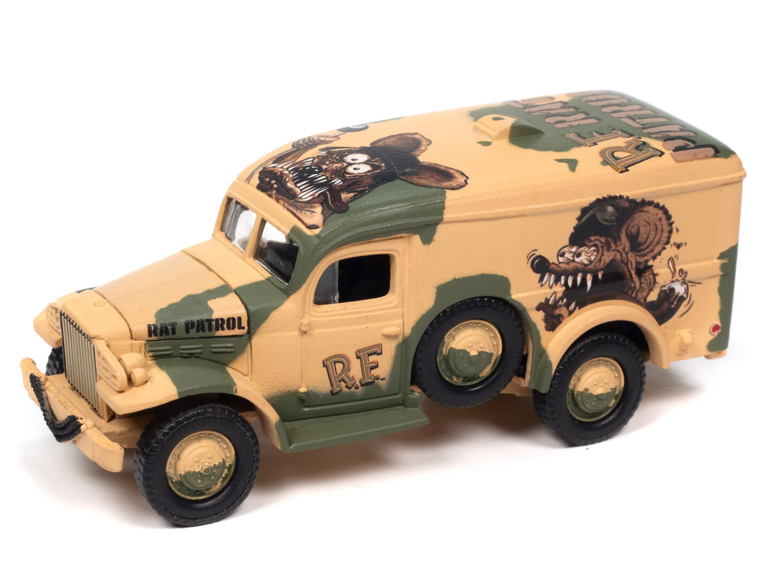 Johnny Lightning Rat Fink Dodge WC54 1:64 Scale Diecast - Image 2