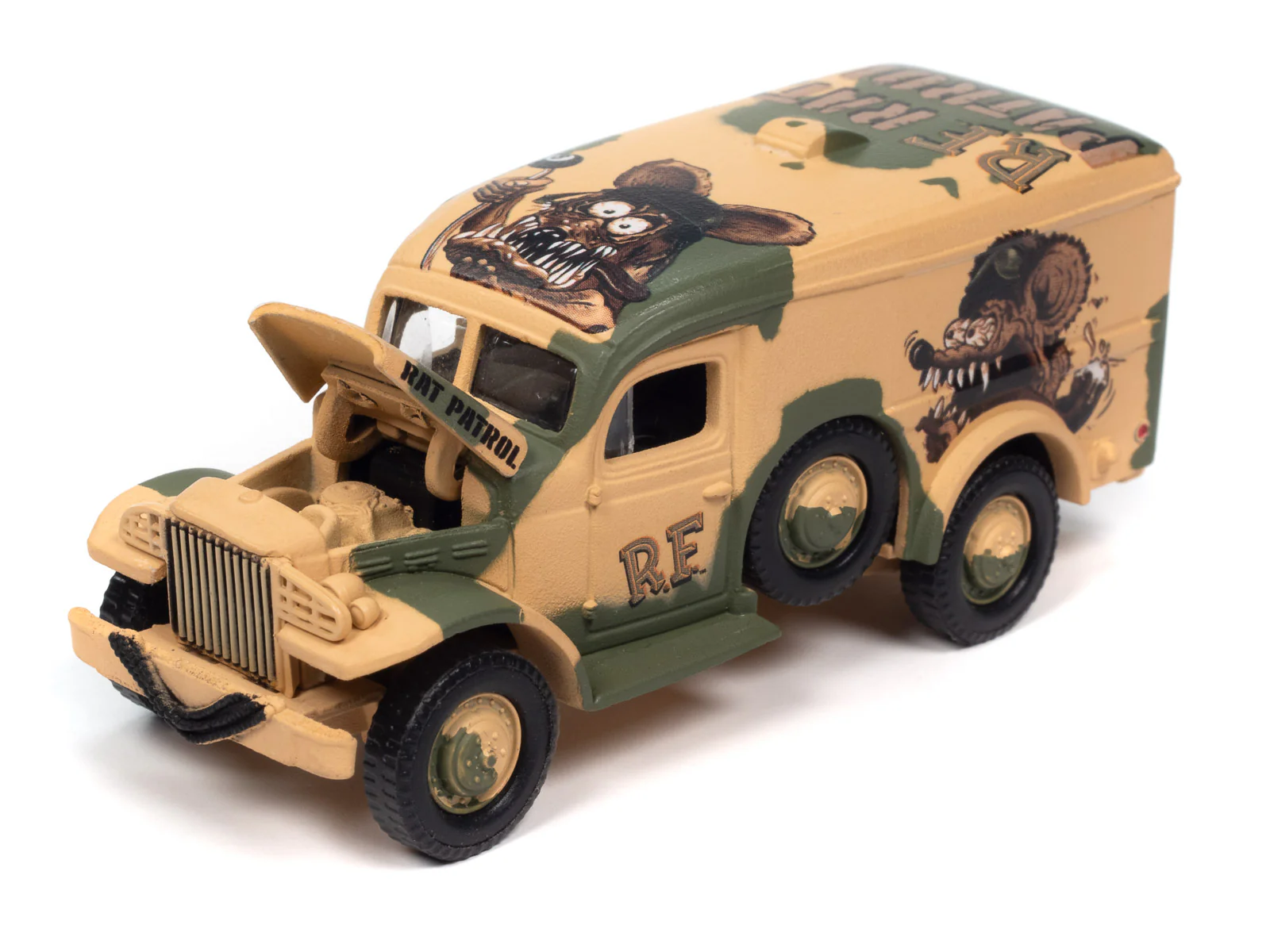 Johnny Lightning Rat Fink Dodge WC54 1:64 Scale Diecast - Image 3