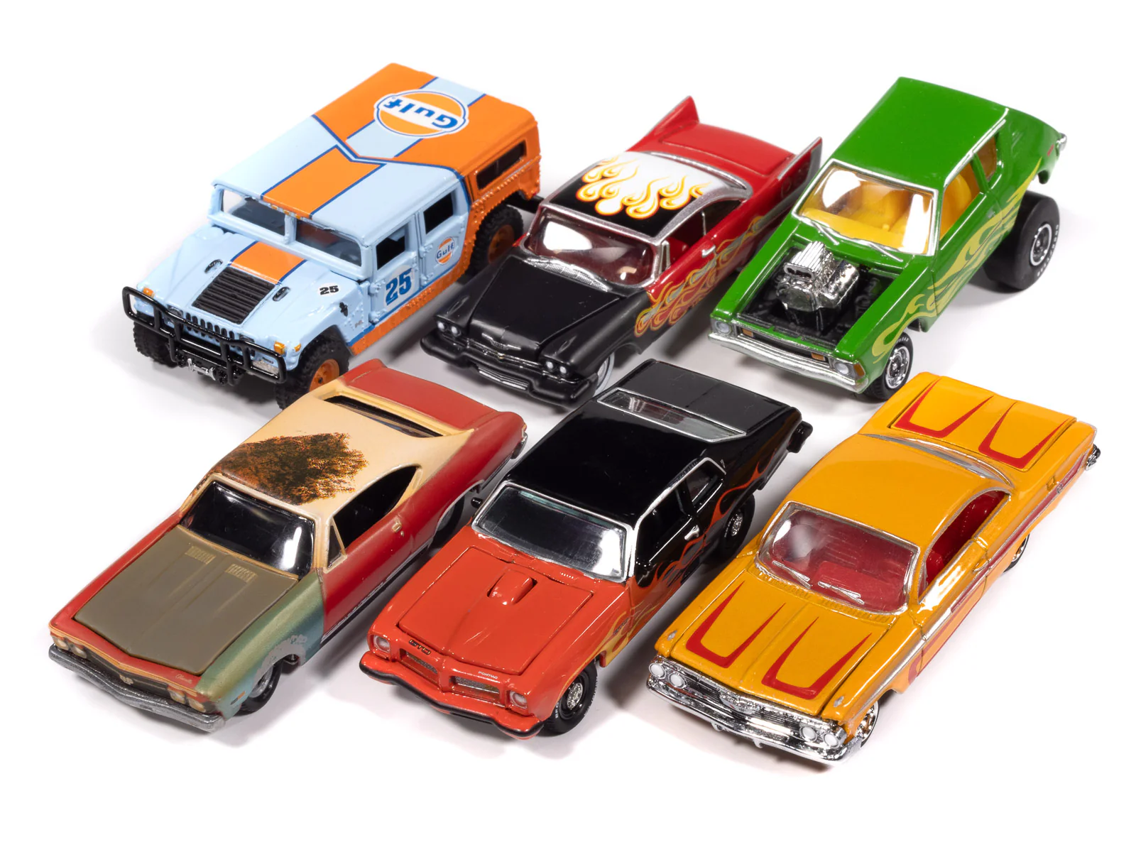Johnny Lightning Street Freaks 2025 Release 1 Set A (6-Car Sealed Case) 1:64 Scale Diecast - Image 2