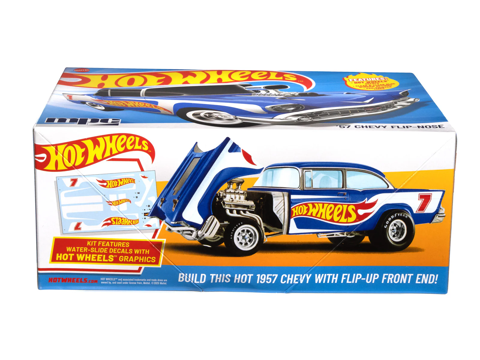 MPC 1957 Chevy Sedan Flip Nose (Hot Wheels) 1:25 Scale Model Kit - Image 3