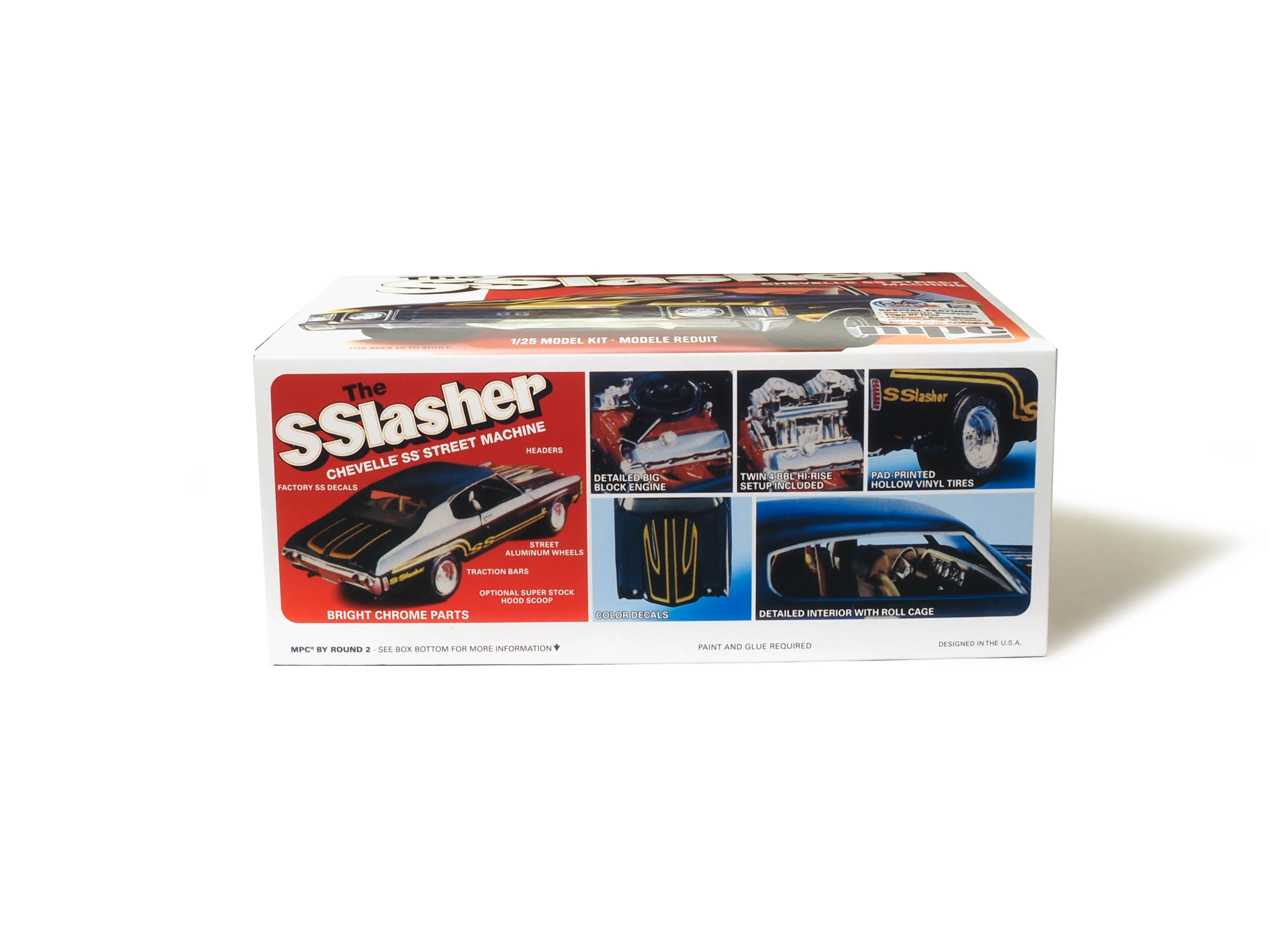 MPC 1972 Chevelle SS 454 1:25 Scale Model Kit - Image 4