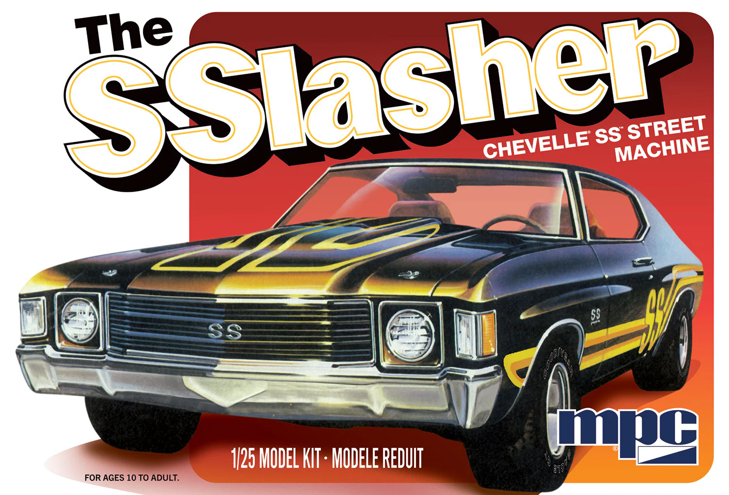 MPC 1972 Chevelle SS 454 1:25 Scale Model Kit - Image 7