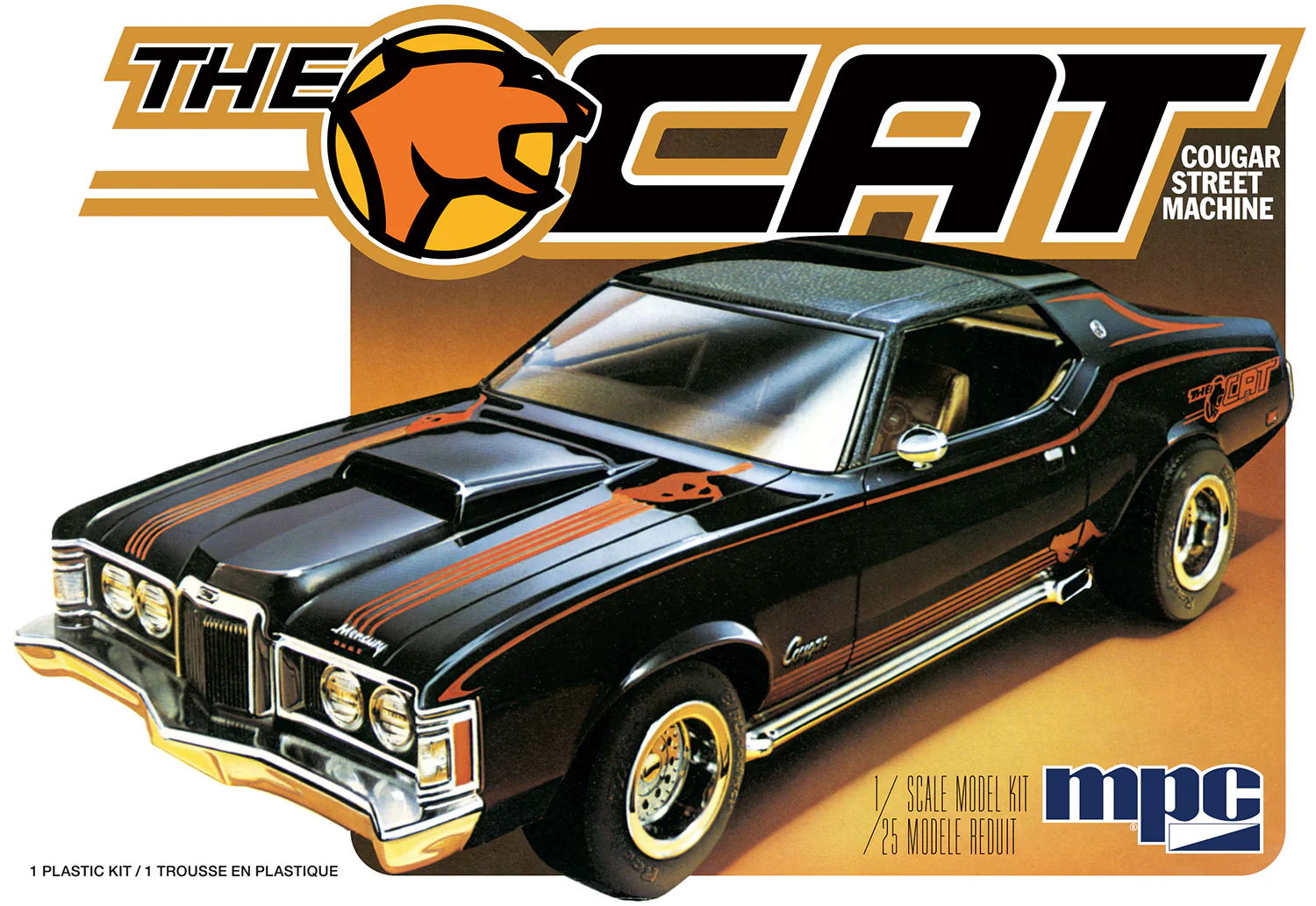 MPC 1973 Mercury Cougar "The Cat" 1:25 Scale Model Kit - Image 7