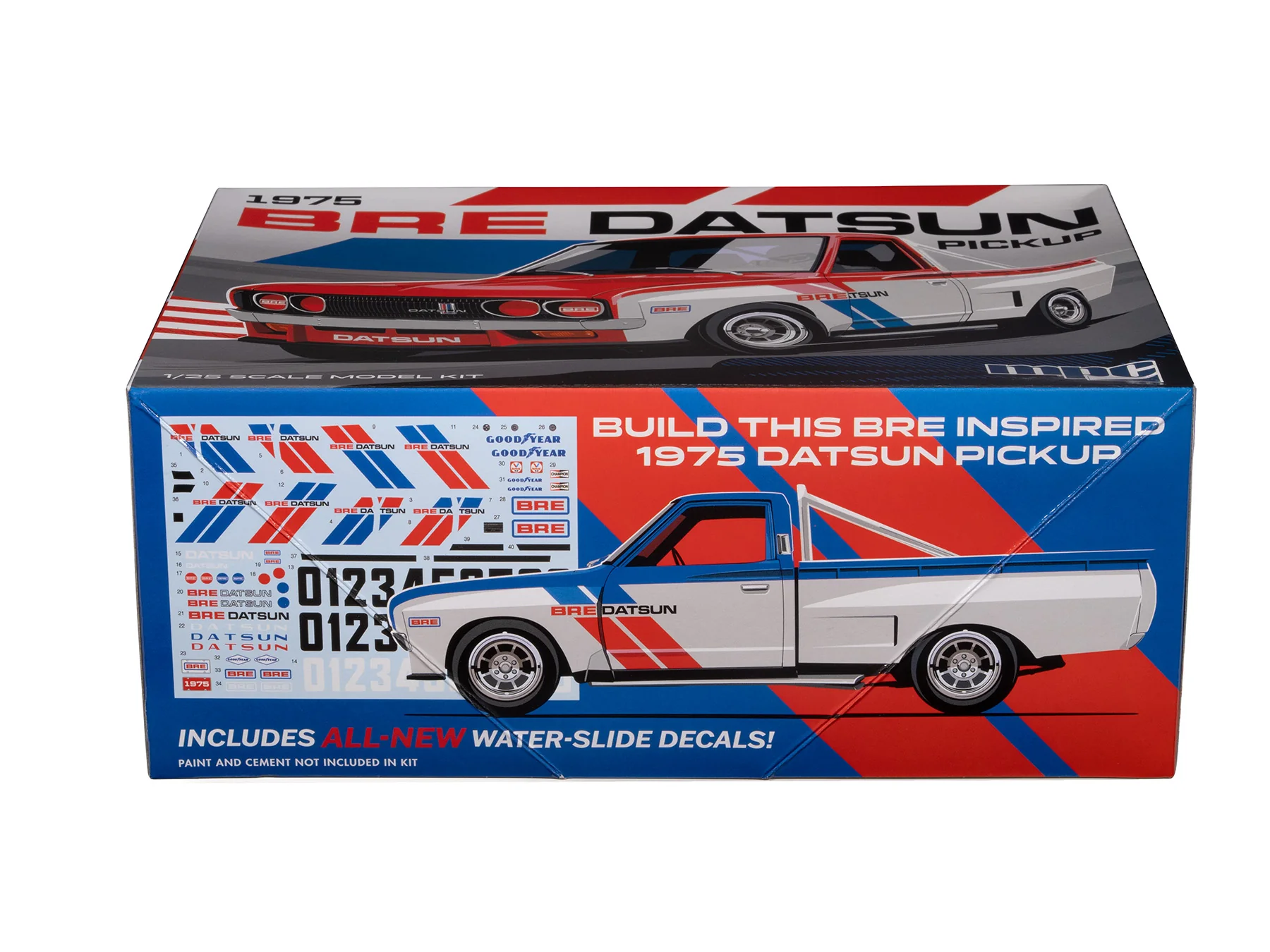 MPC 1975 Datsun Pickup BRE 1:25 Scale Model Kit - Image 3