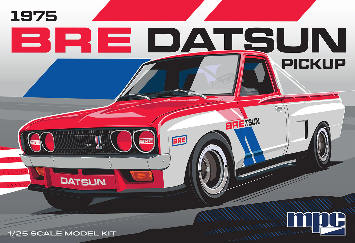 MPC 1975 Datsun Pickup BRE 1:25 Scale Model Kit - Image 5