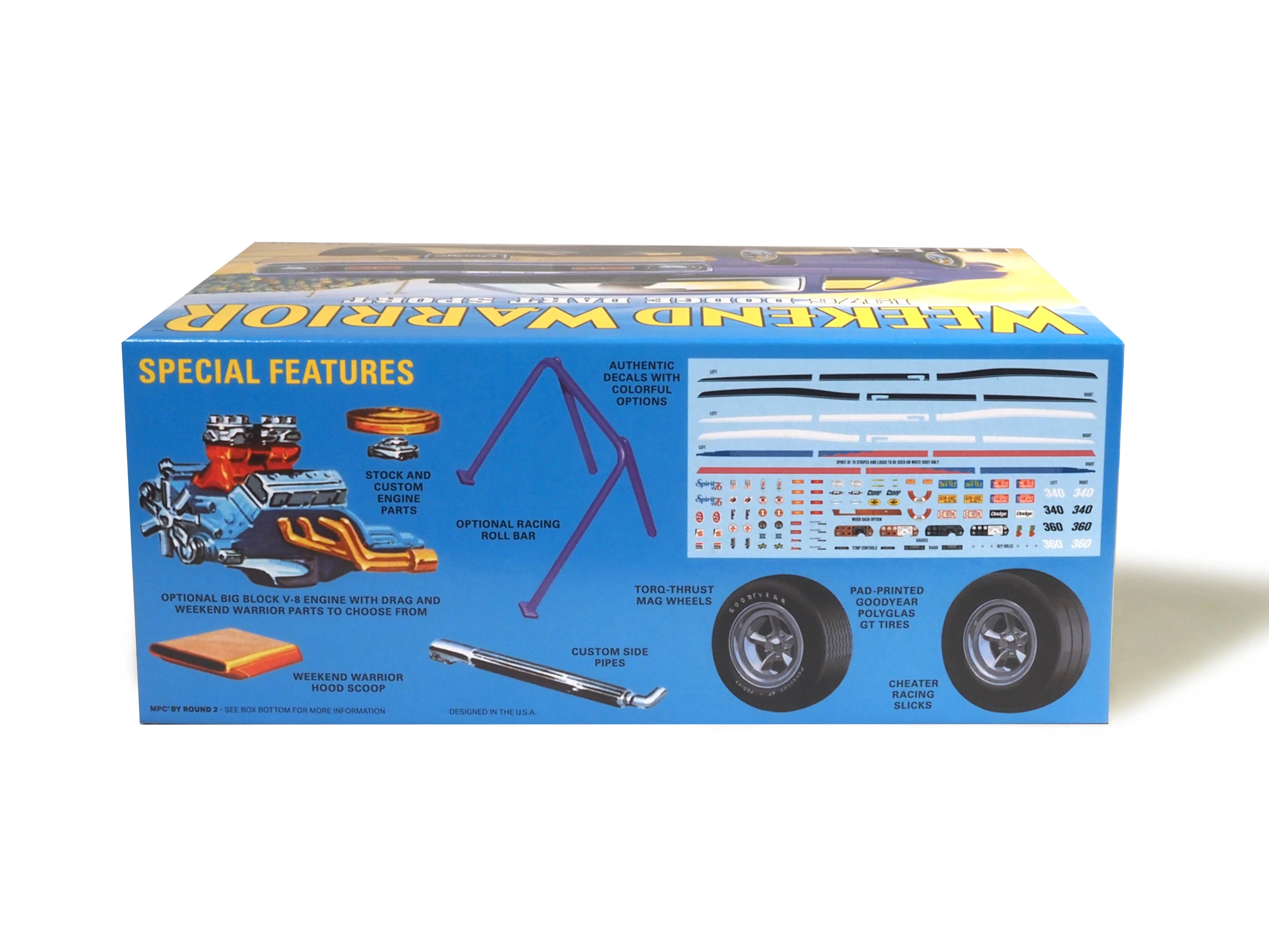 MPC 1976 Dodge Dart "Weekend Warrior" 1:25 Scale Model Kit - Image 3