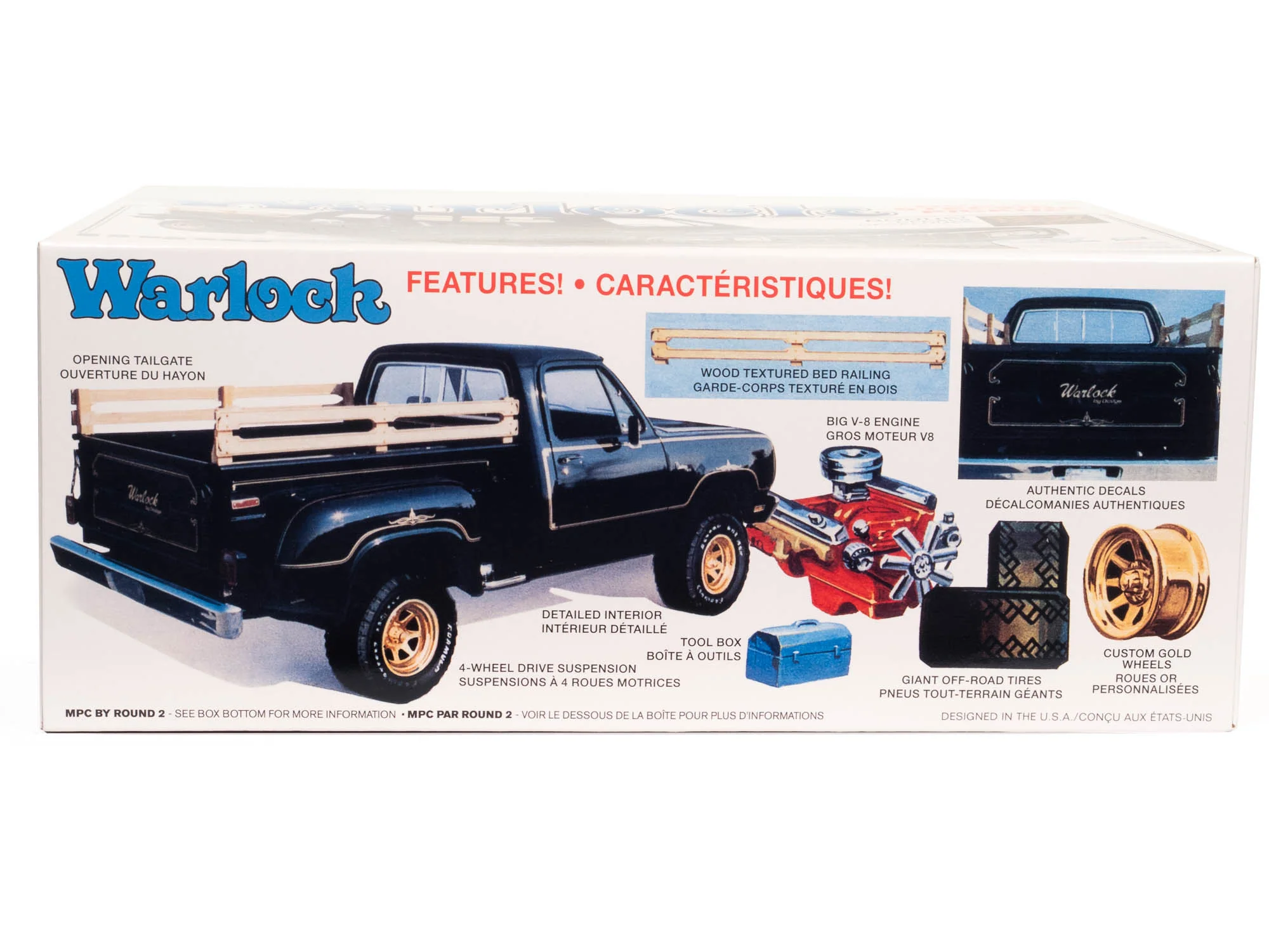 MPC 1977 Dodge Warlock Pickup 1:25 Scale Model Kit - Image 2