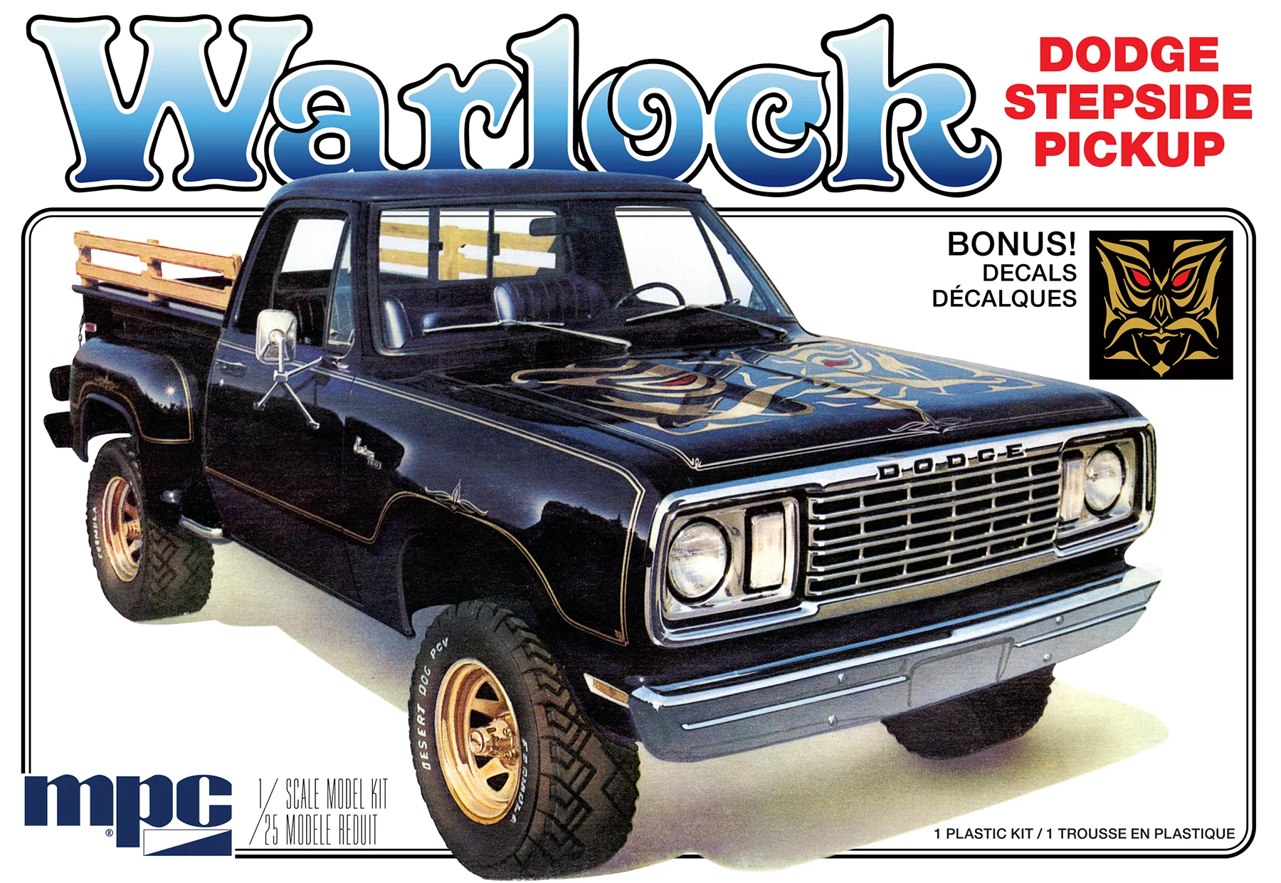 MPC 1977 Dodge Warlock Pickup 1:25 Scale Model Kit - Image 7