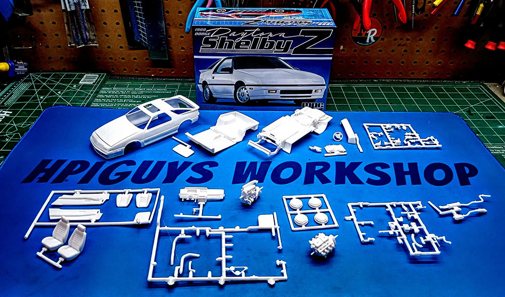 MPC 1988 Dodge Shelby Daytona 1:25 Scale Model Kit - Image 5