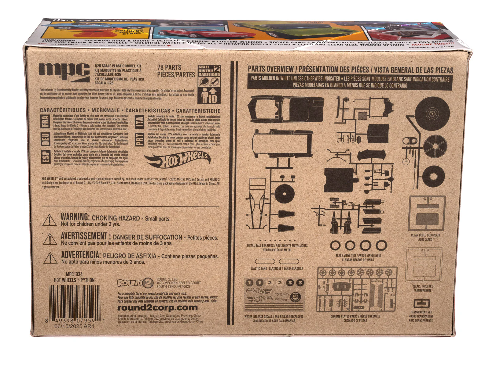MPC Hot Wheels Python 1:25 Scale Model Kit - Image 4