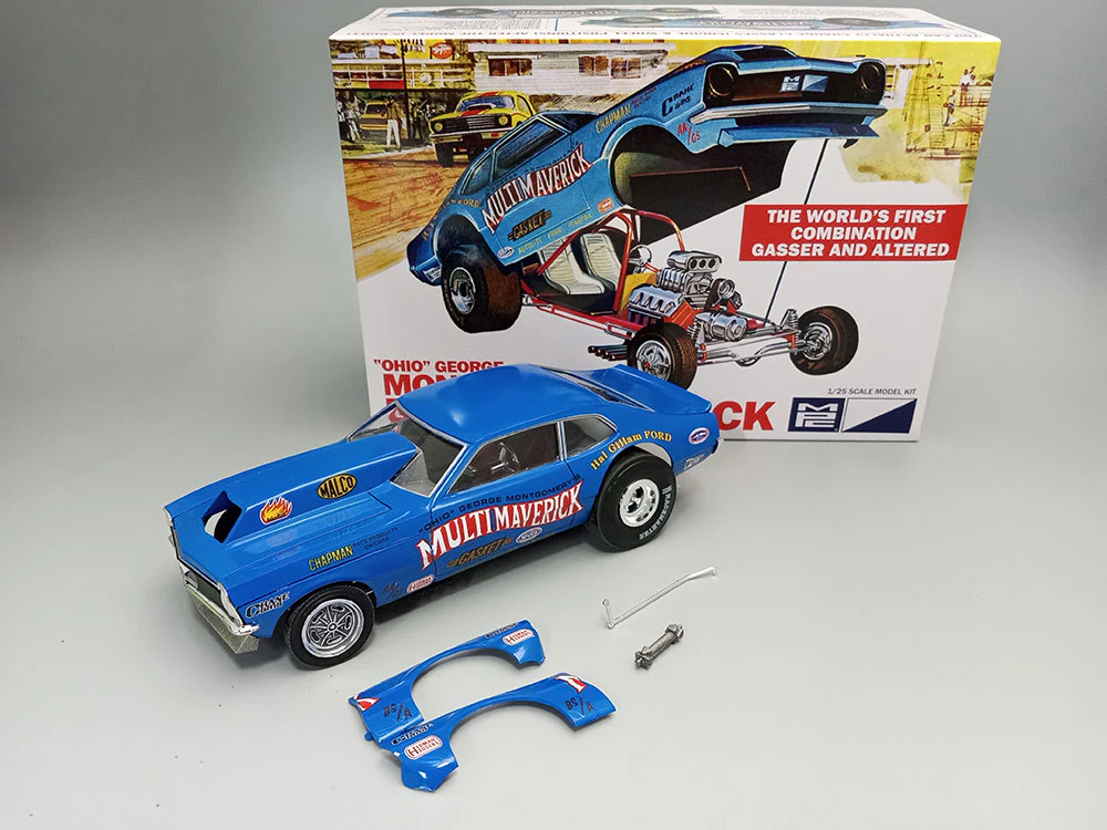 MPC Multi Maverick Funny Car 1:25 Scale Model Kit - Image 2