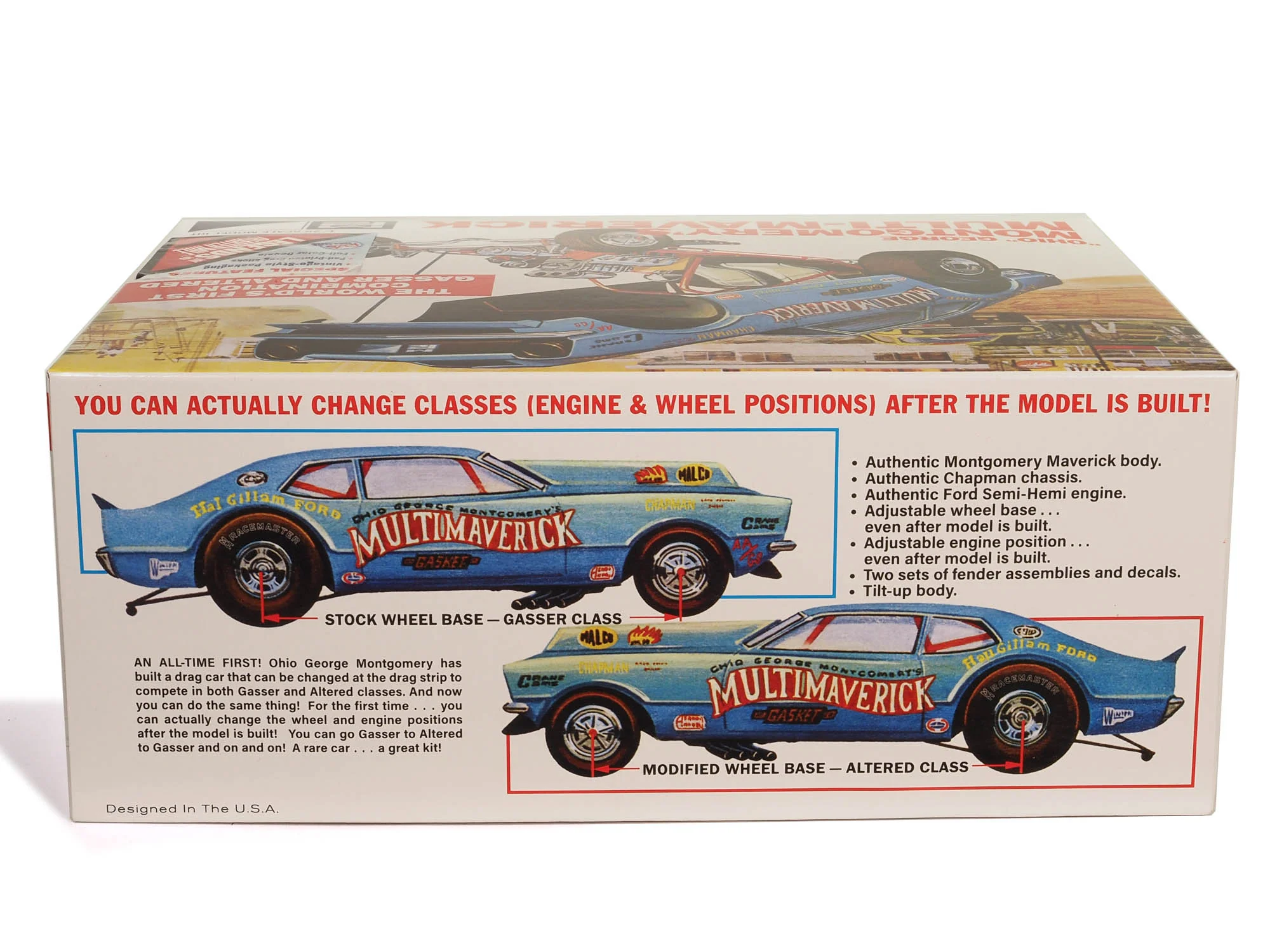 MPC Multi Maverick Funny Car 1:25 Scale Model Kit - Image 3