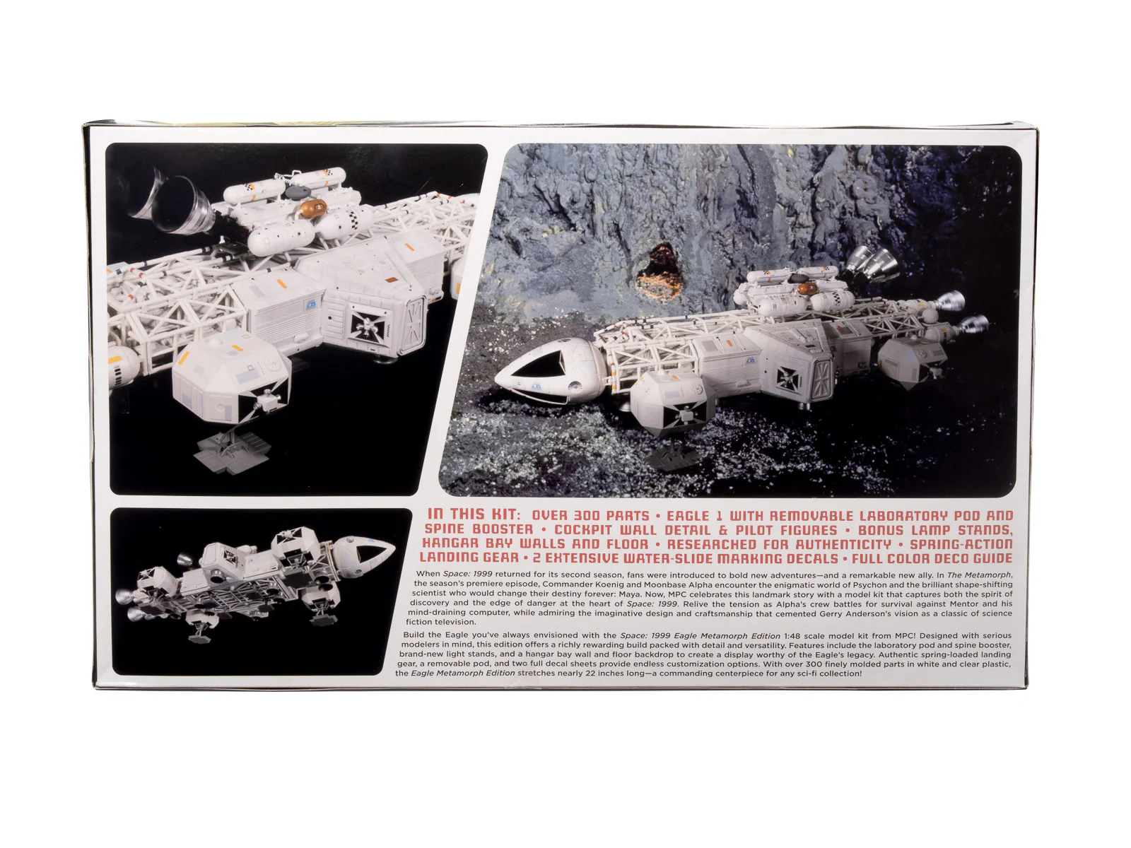MPC Space 1999: '22" Eagle Transporter Metamorph Edition 1:48 Scale Model Kit - Image 4