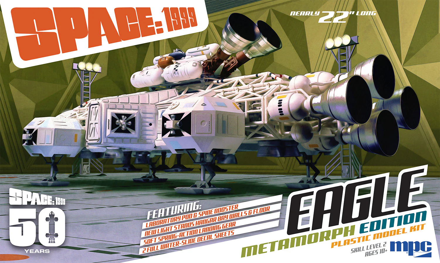 MPC Space 1999: '22" Eagle Transporter Metamorph Edition 1:48 Scale Model Kit - Image 5