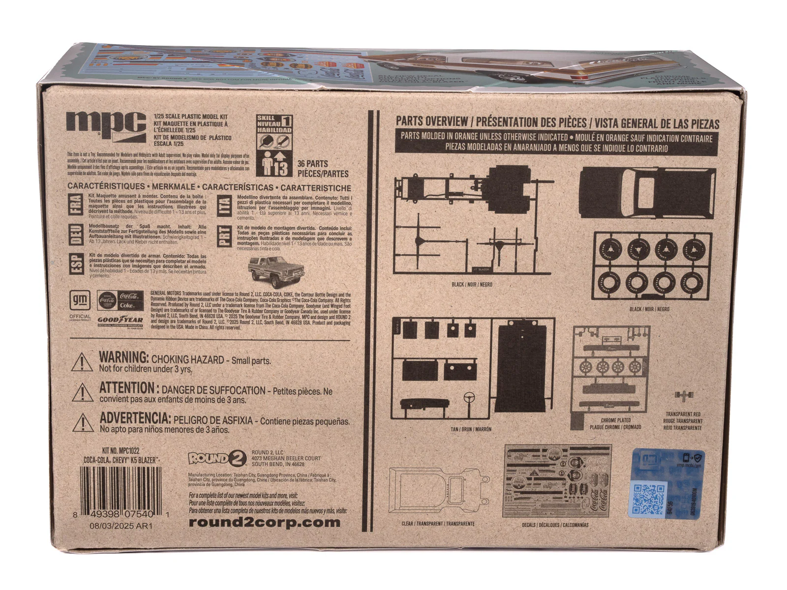 MPC Super Snap Chevy K5 Blazer Coke 1:25 Scale Model Kit - Image 4
