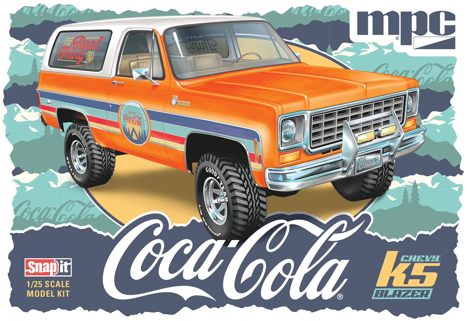 MPC Super Snap Chevy K5 Blazer Coke 1:25 Scale Model Kit - Image 5