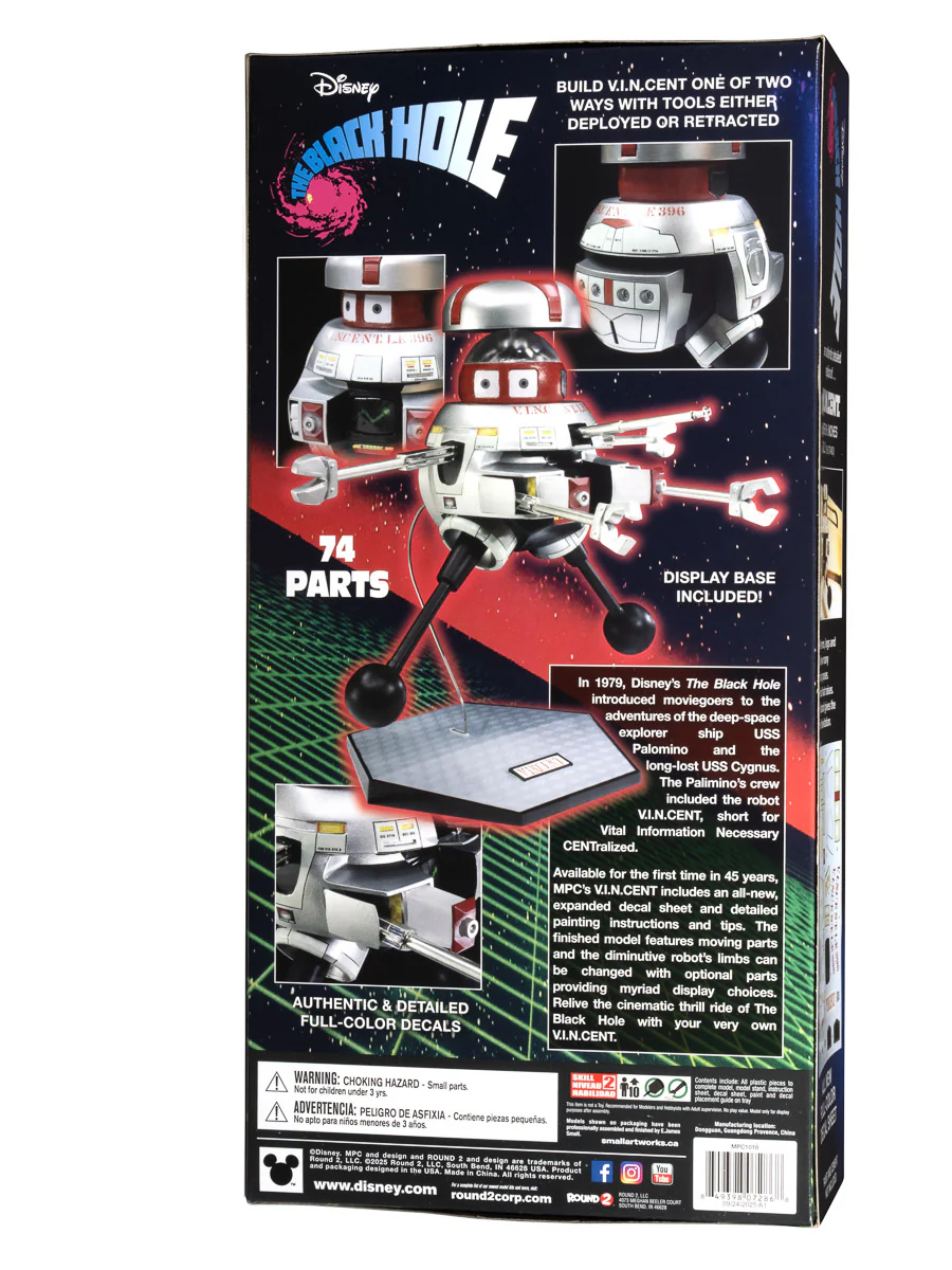 MPC V.I.N.CENT. (The Black Hole Robot) 1:6 Scale Model Kit - Image 4