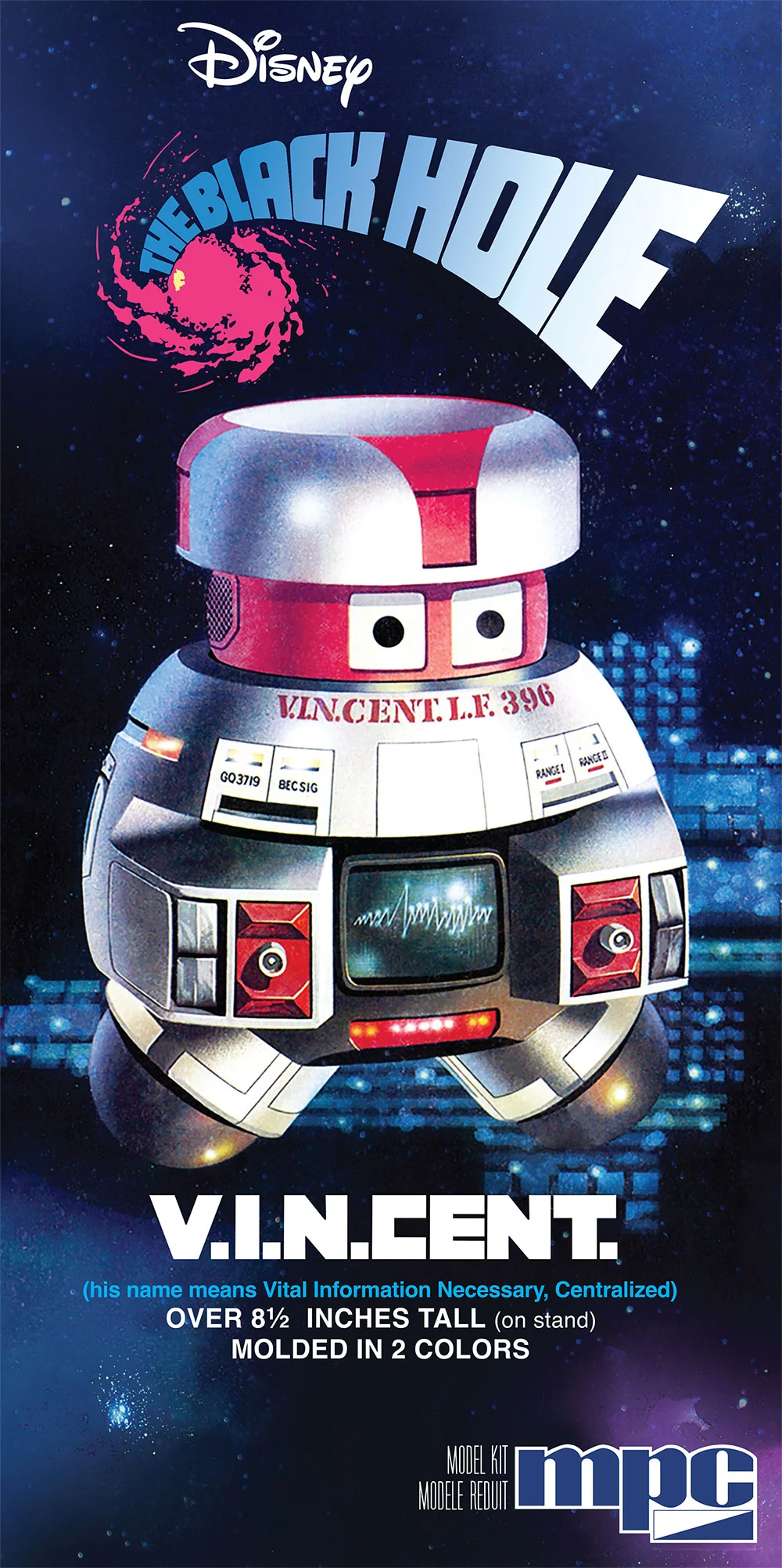 MPC V.I.N.CENT. (The Black Hole Robot) 1:6 Scale Model Kit - Image 5