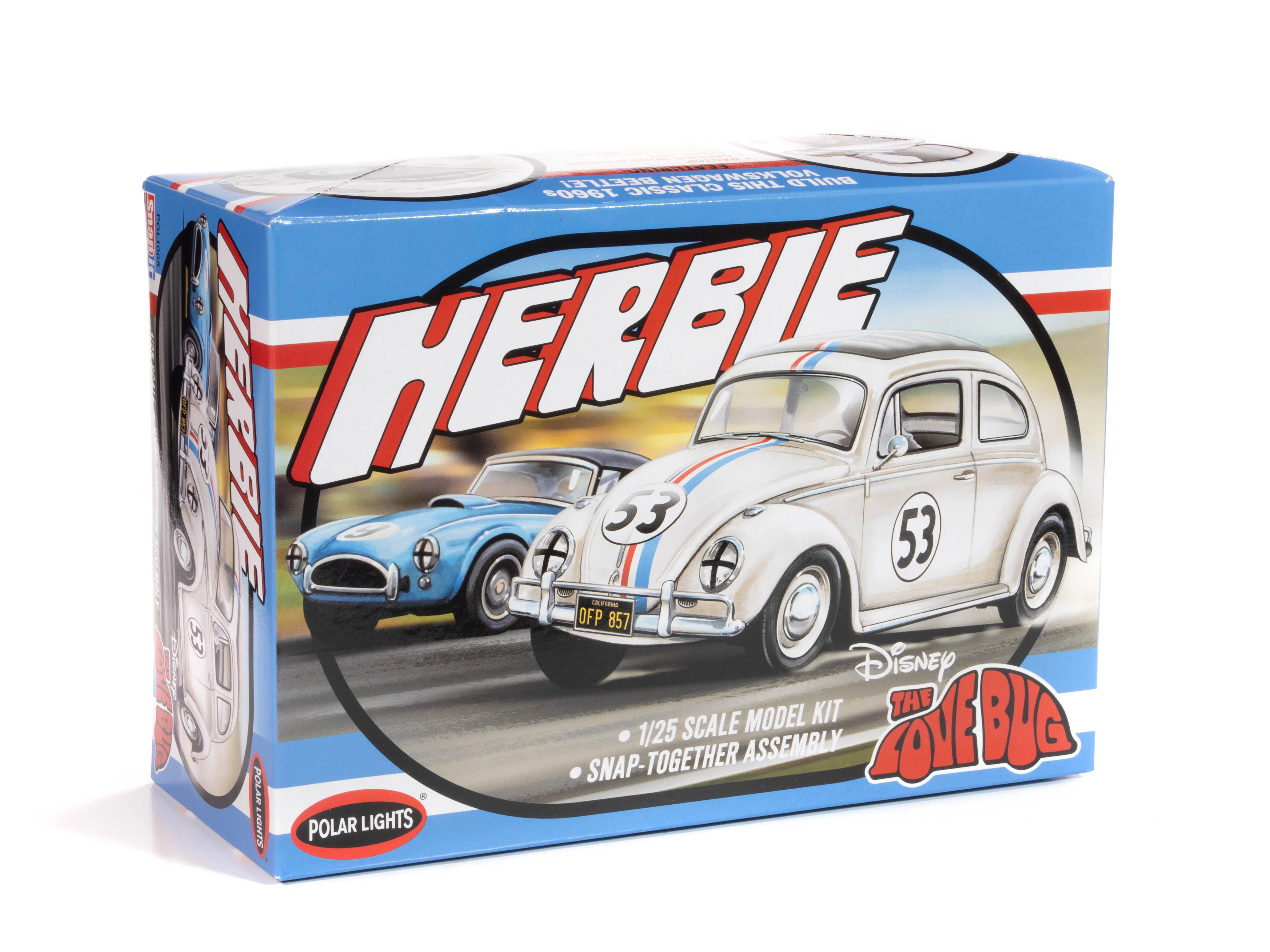 Polar Lights Herbie Volkswagen Beetle 1:25 Scale Snap Kit
