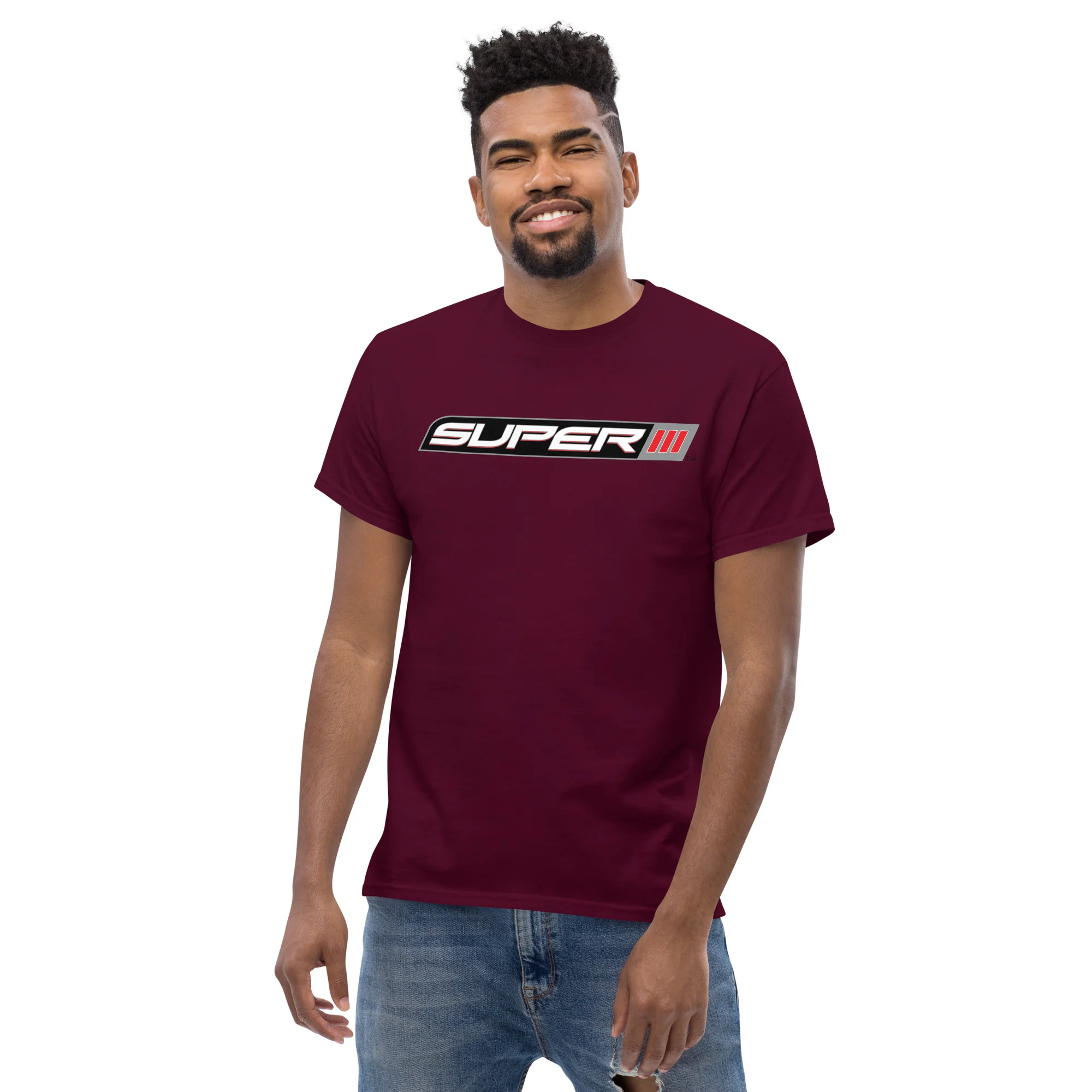 SUPER lll LOGO PRINTED T-SHIRT (FRONT) - Image 3