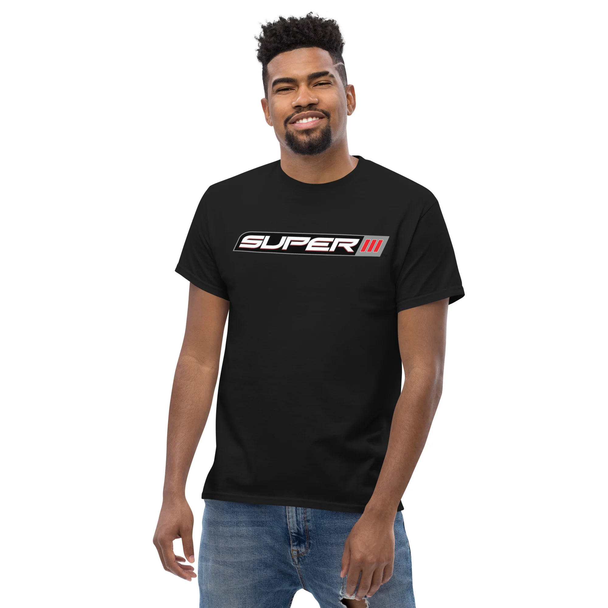 SUPER lll LOGO PRINTED T-SHIRT (FRONT) - Image 4